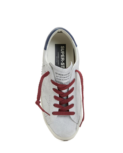 Golden Goose Super-Star women’s sneakers silver/blue