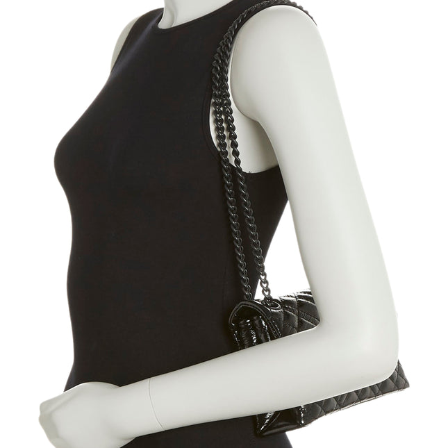 Kurt Geiger London Mini Brixton Drench Patent Leather Shoulder Bag