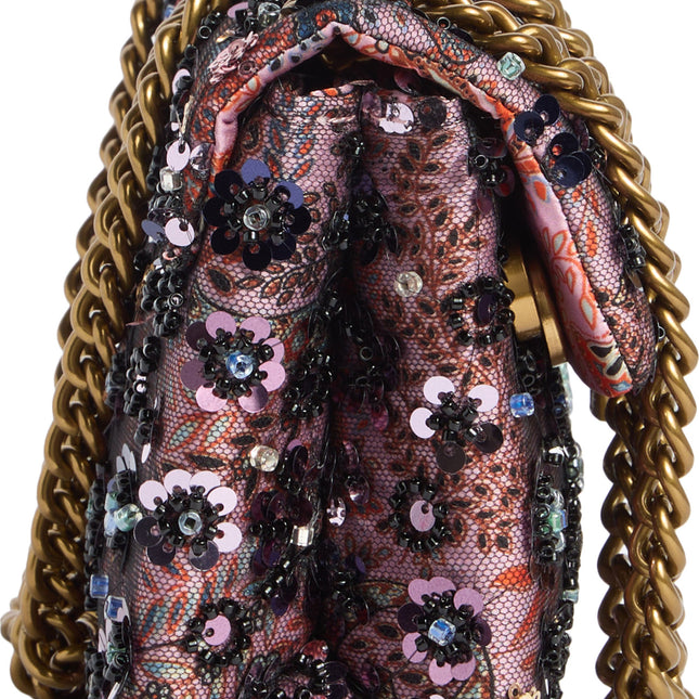 Kurt Geiger London Sequin Flower Mini Brixton Shoulder Bag