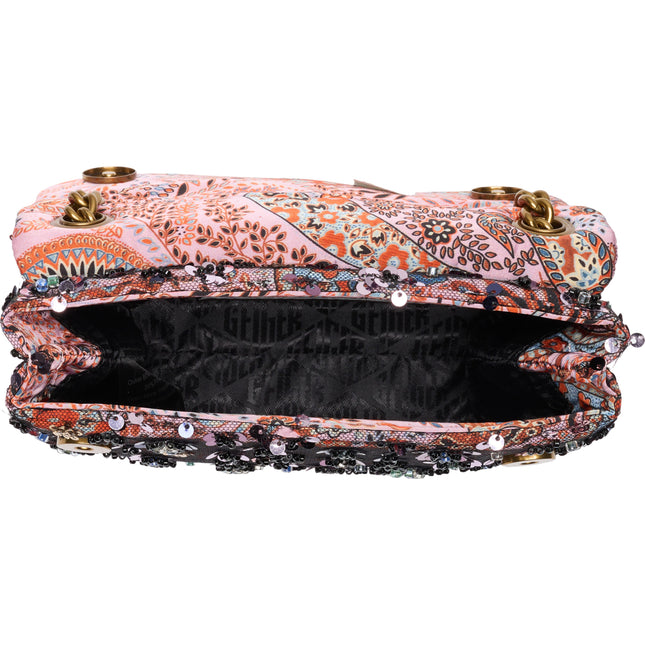 Kurt Geiger London Sequin Flower Mini Brixton Shoulder Bag