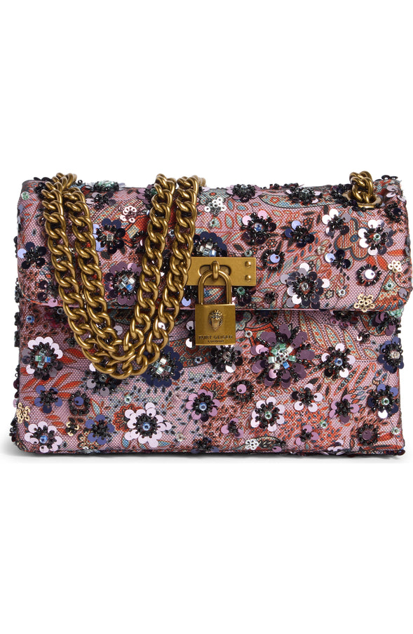 Kurt Geiger London Sequin Flower Mini Brixton Shoulder Bag